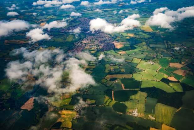 Aerial view of fields - Photo courtesy of Nik Ramzi Nik Hassan/ Unsplash